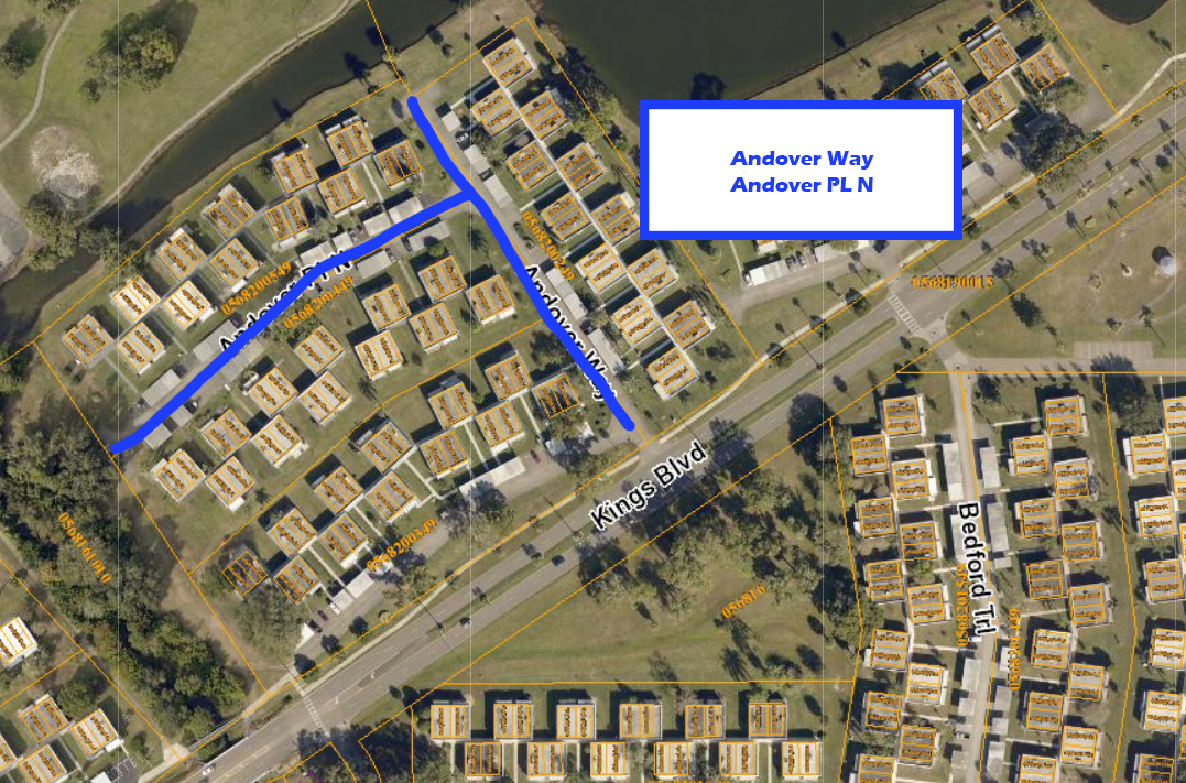 Map - Andovers
